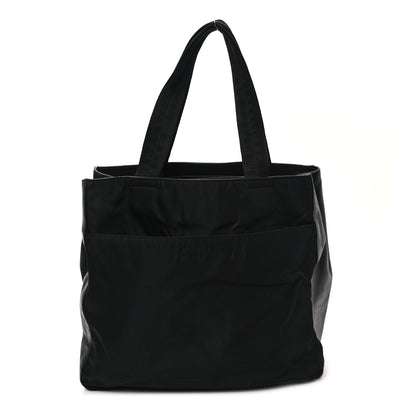 Prada Nylon Calfskin Tote Black 1 of 11
