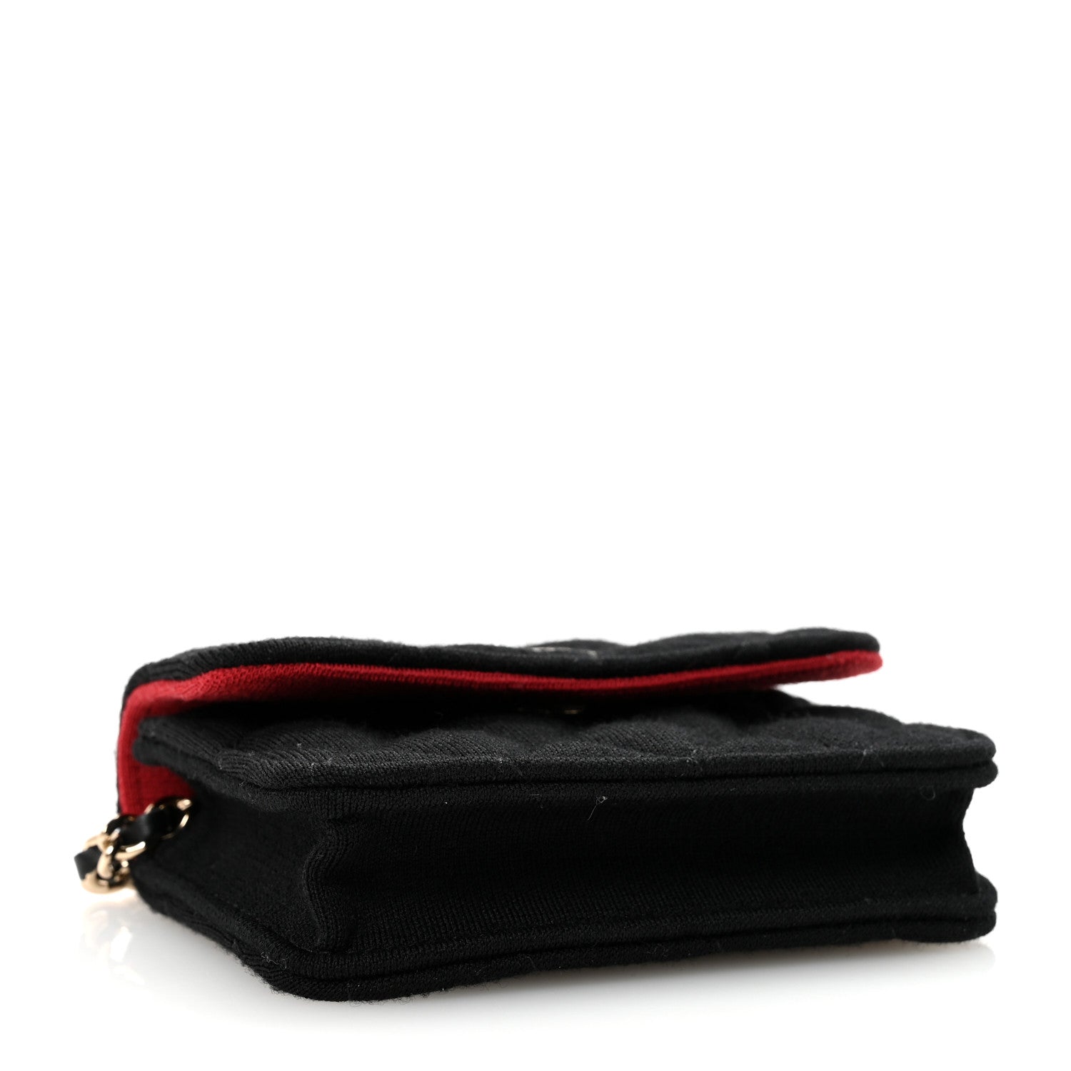 Chanel Jersey Quilted Micro Mini Flap Black 4 of 10