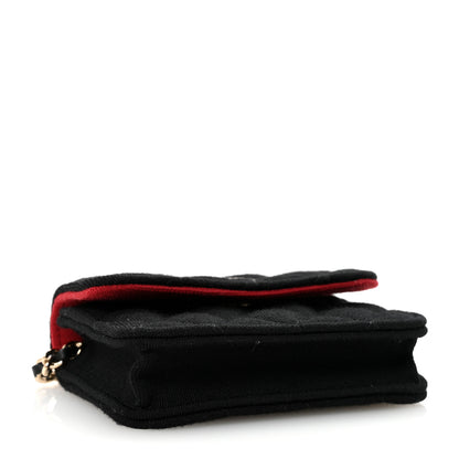 Chanel Jersey Quilted Micro Mini Flap Black 4 of 10