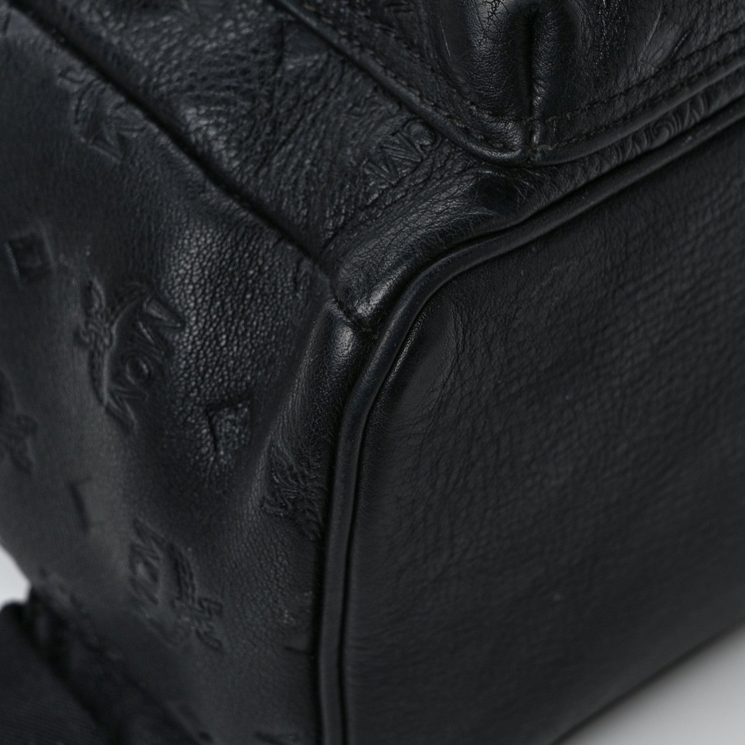 MCM Calfskin Ottomar Small Stark Backpack Black 10 of 11