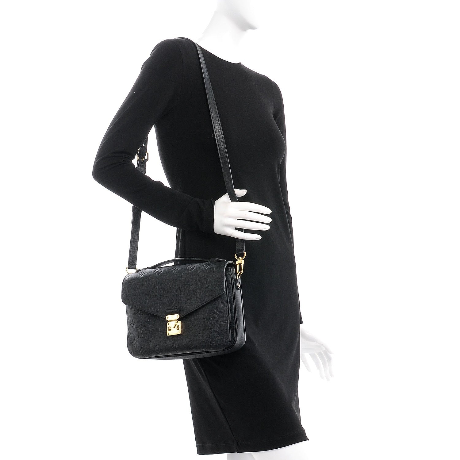 Louis Vuitton Empreinte Pochette Metis Black 2 of 10