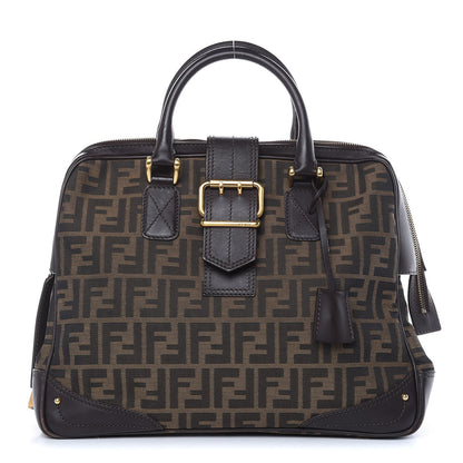 Fendi Zucca Satchel Tobacco 1 of 22