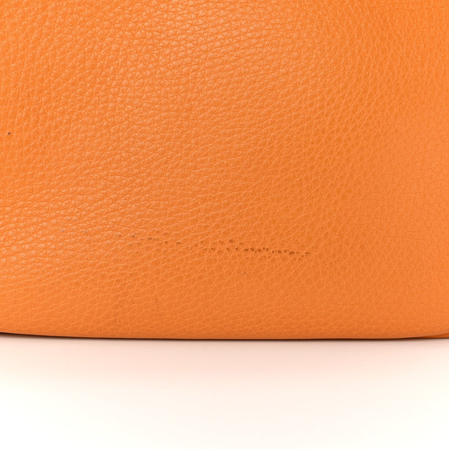 Pebbled Calfskin Small Soho Disco Bag Curcuma