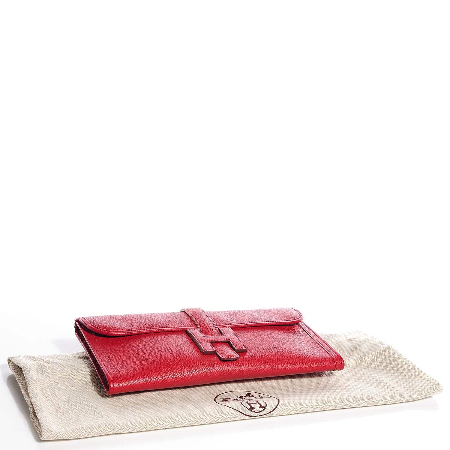 Hermes Epsom Jige Elan 29 Clutch Rouge Garance 4 of 8