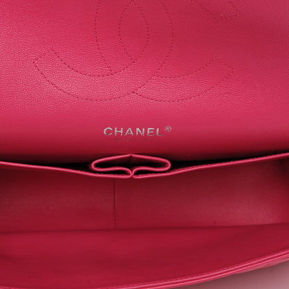 Chanel Lambskin Quilted Jumbo Double Flap Dark Pink 5 of 7