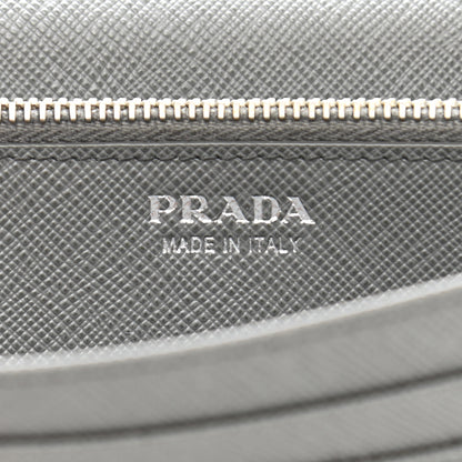 Prada Saffiano Metal Continental Flap Wallet Marmo 7 of 10