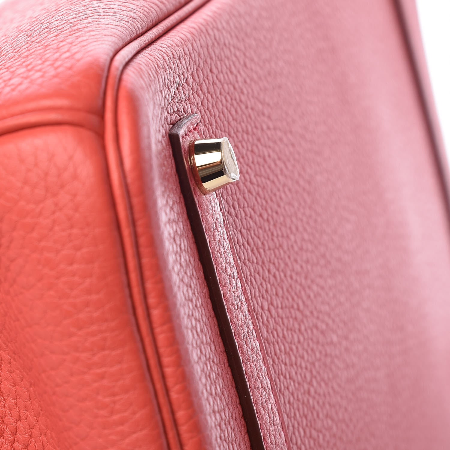 Hermes Taurillon Clemence Birkin 35 Rose Jaipur 6 of 35