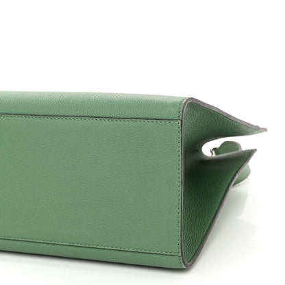 Fendi Vitello Cher Plexiglass Logo Debossed Medium Fendi Sunshine Shopper Tote Verde Islanda 10 of 10