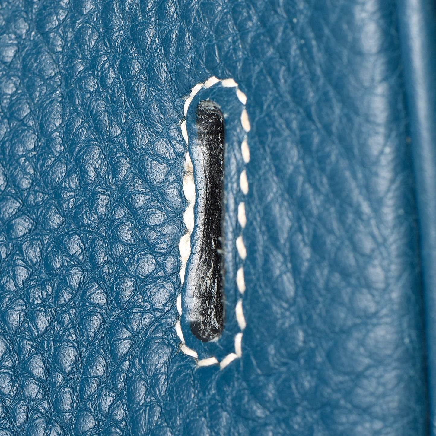 Taurillon Clemence Birkin 35 Bleu Thalassa