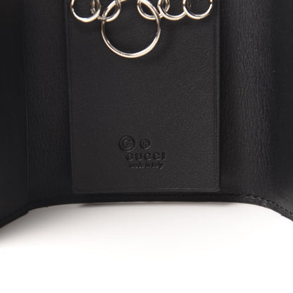 Gucci Microguccissima 6 Key Holder Case Black 6 of 6