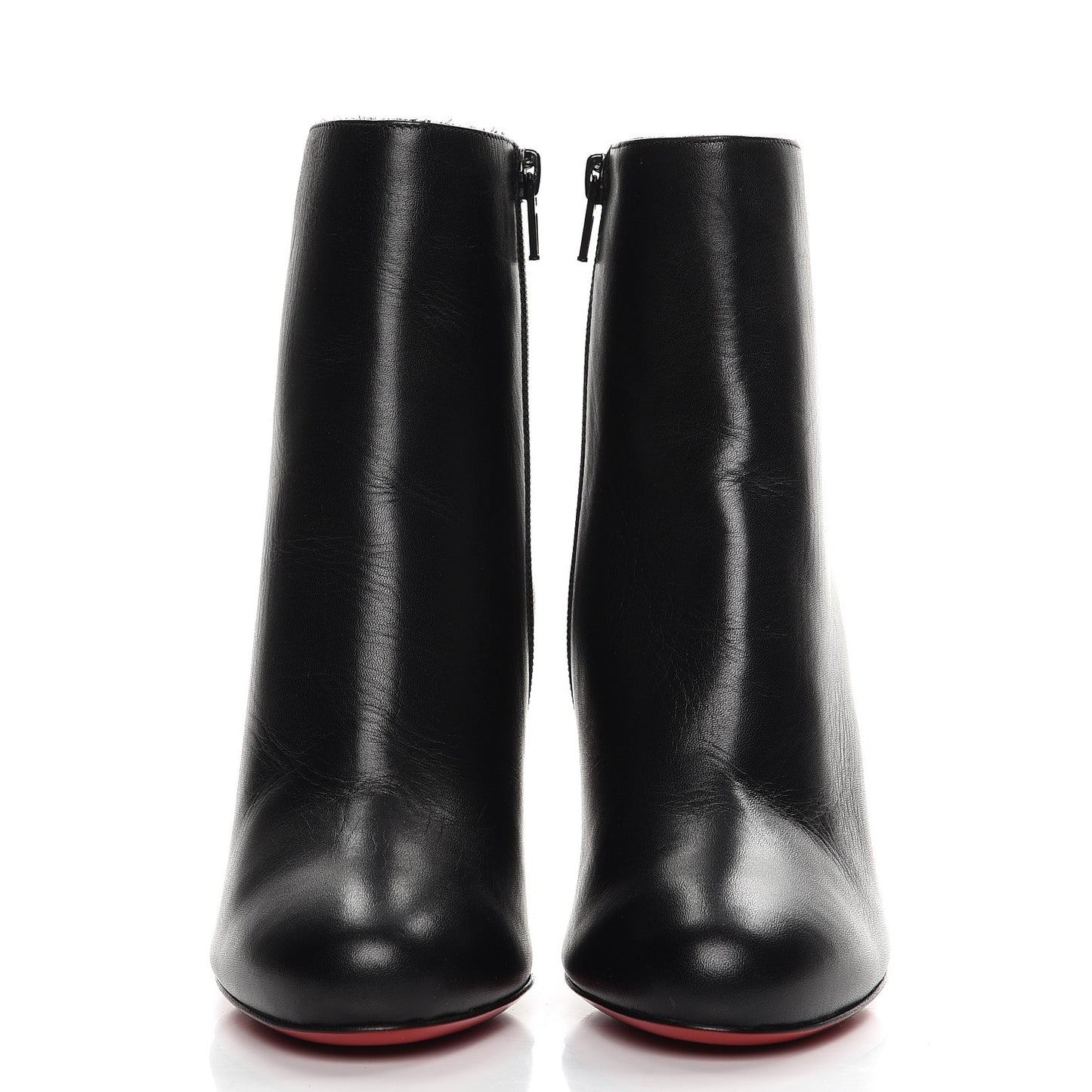Calfskin Ankle Boots 35 Black