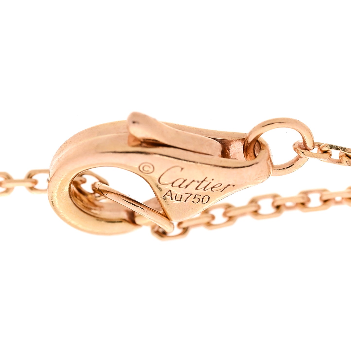 18K Pink Yellow White Gold Trinity Bracelet