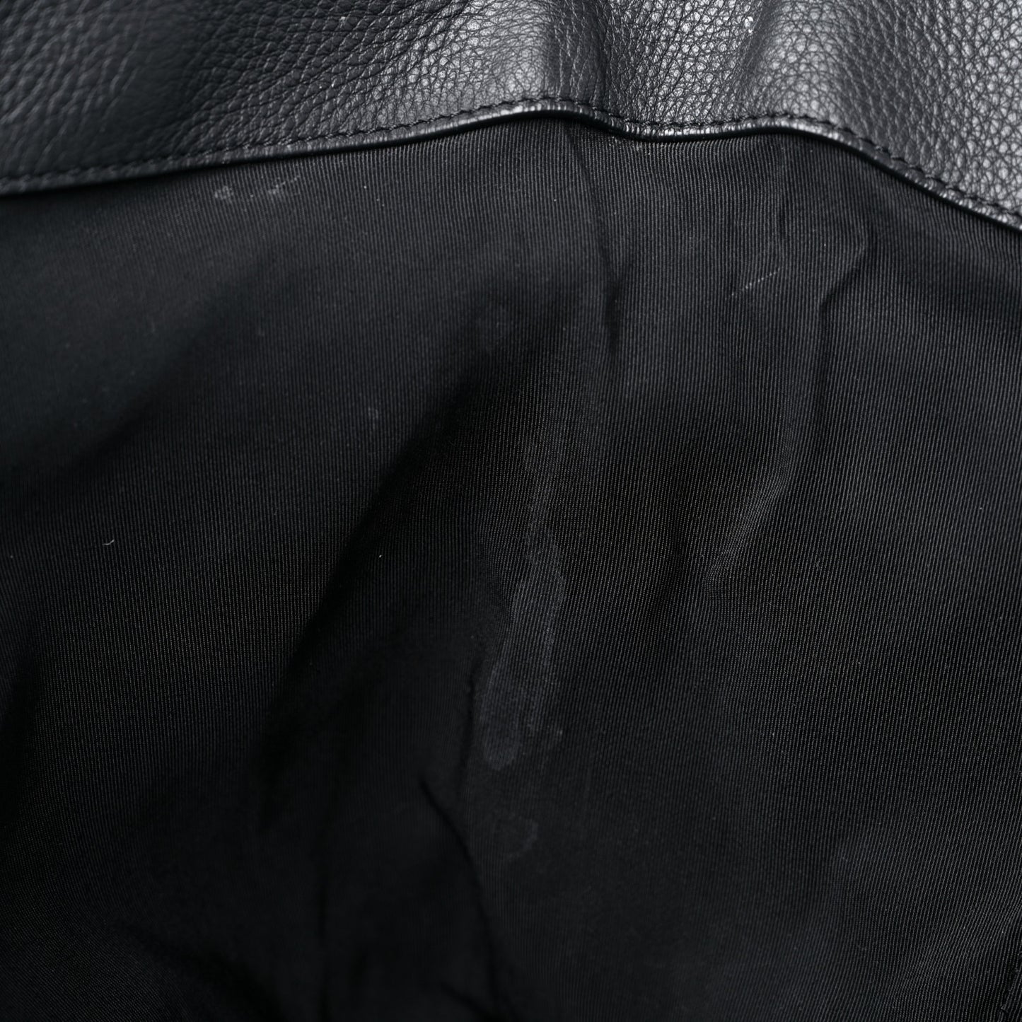 Bullskin Stitched Large Shopping Bag Black