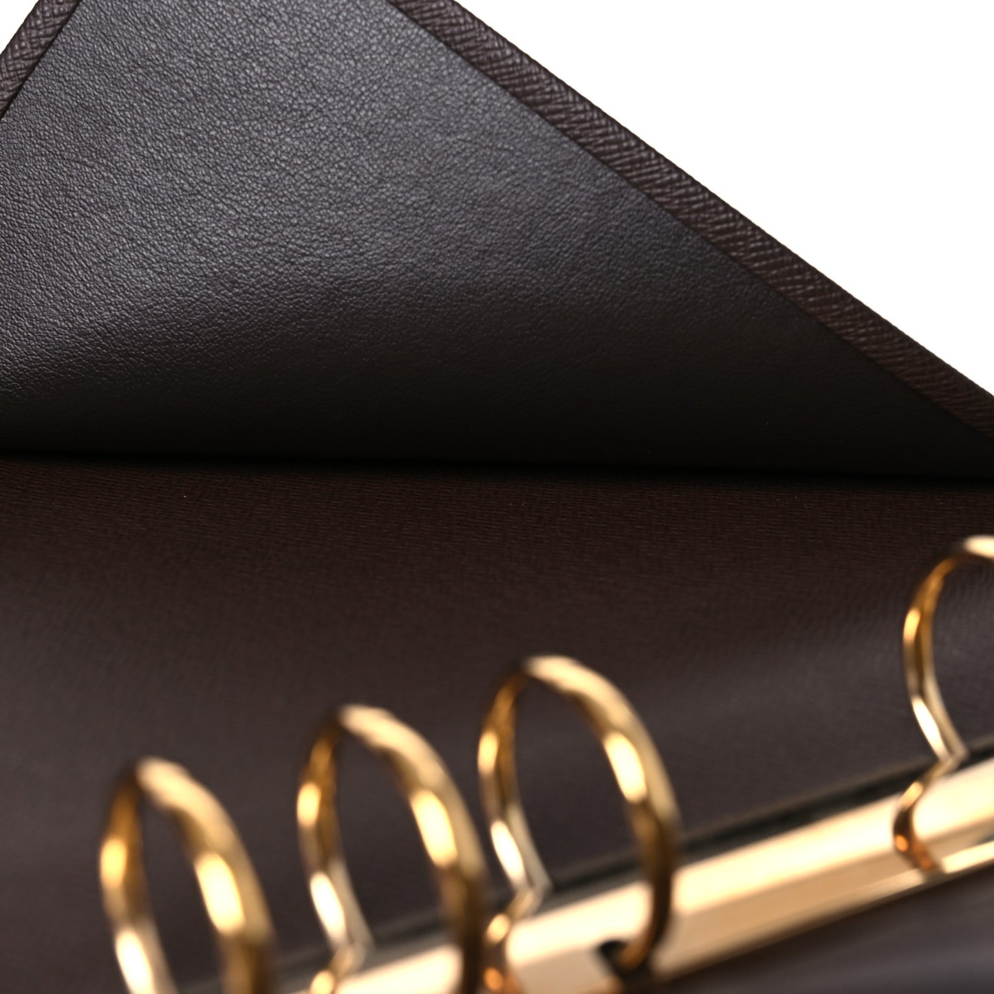 Damier Ebene Medium Ring Agenda Cover