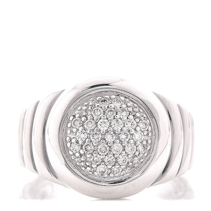 John Hardy Sterling Silver Diamond Bedeg Ring 57 8 1 of 5