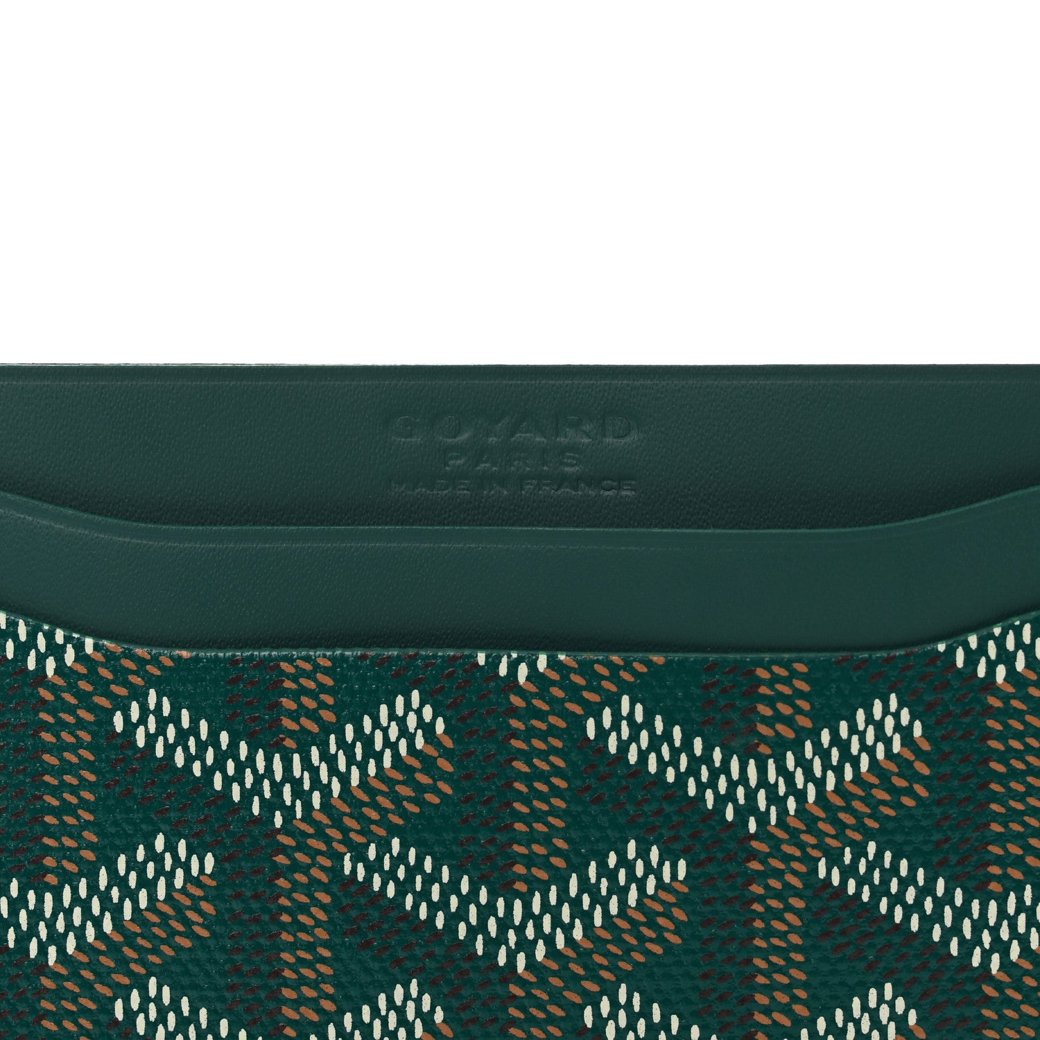 Goyard Goyardine Saint Sulpice Card Holder Green 6 of 7