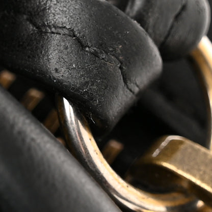 Gucci Calfskin Matelasse Mini GG Marmont Chain Shoulder Bag Black 15 of 18
