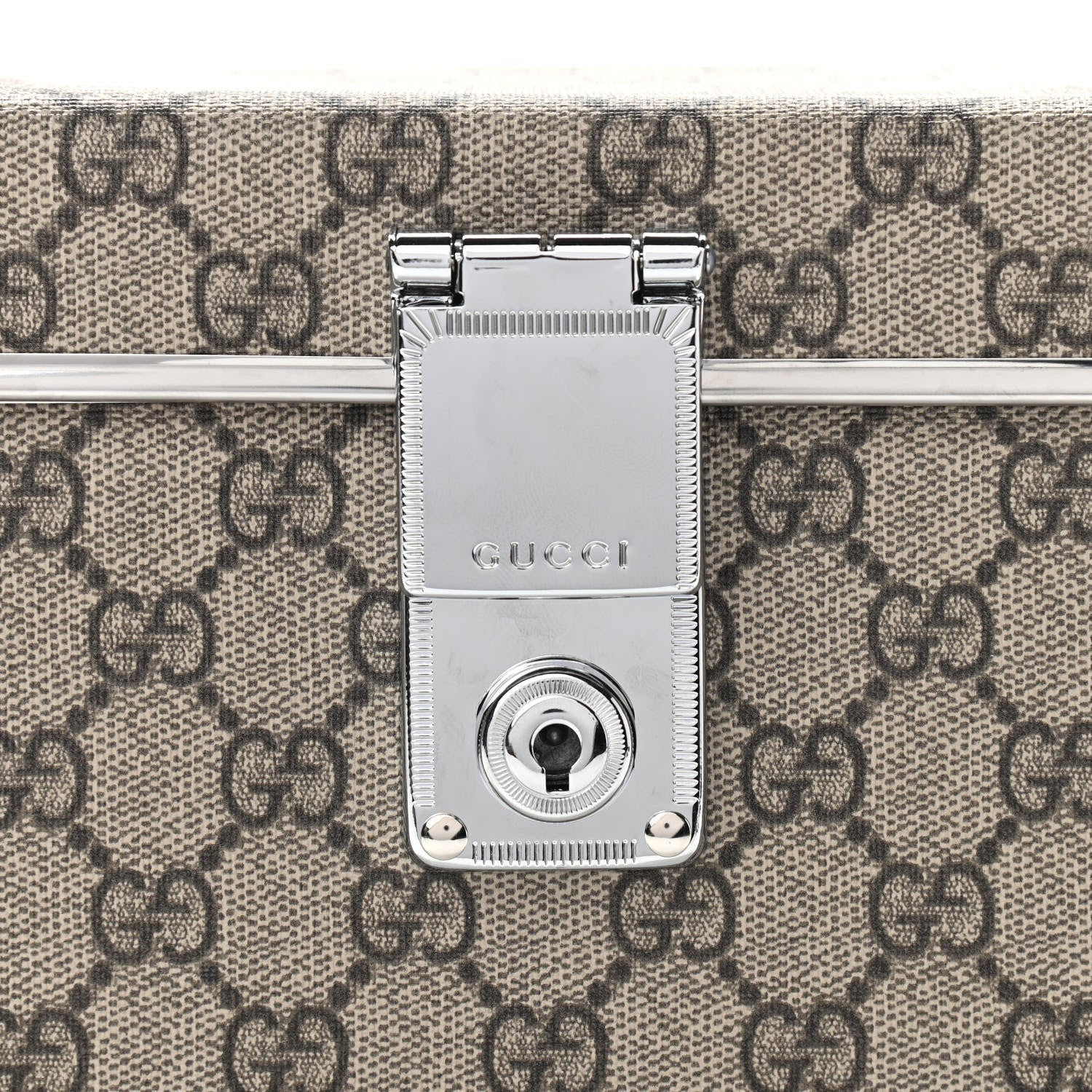 Gucci GG Supreme Monogram Globe-Trotter Beauty Case Brown 8 of 13