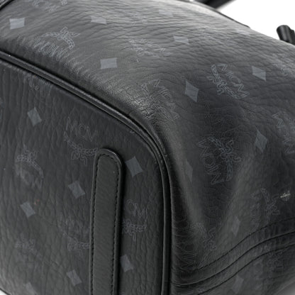 MCM Visetos Medium Liz Reversible Shopper Tote Black 28 of 30