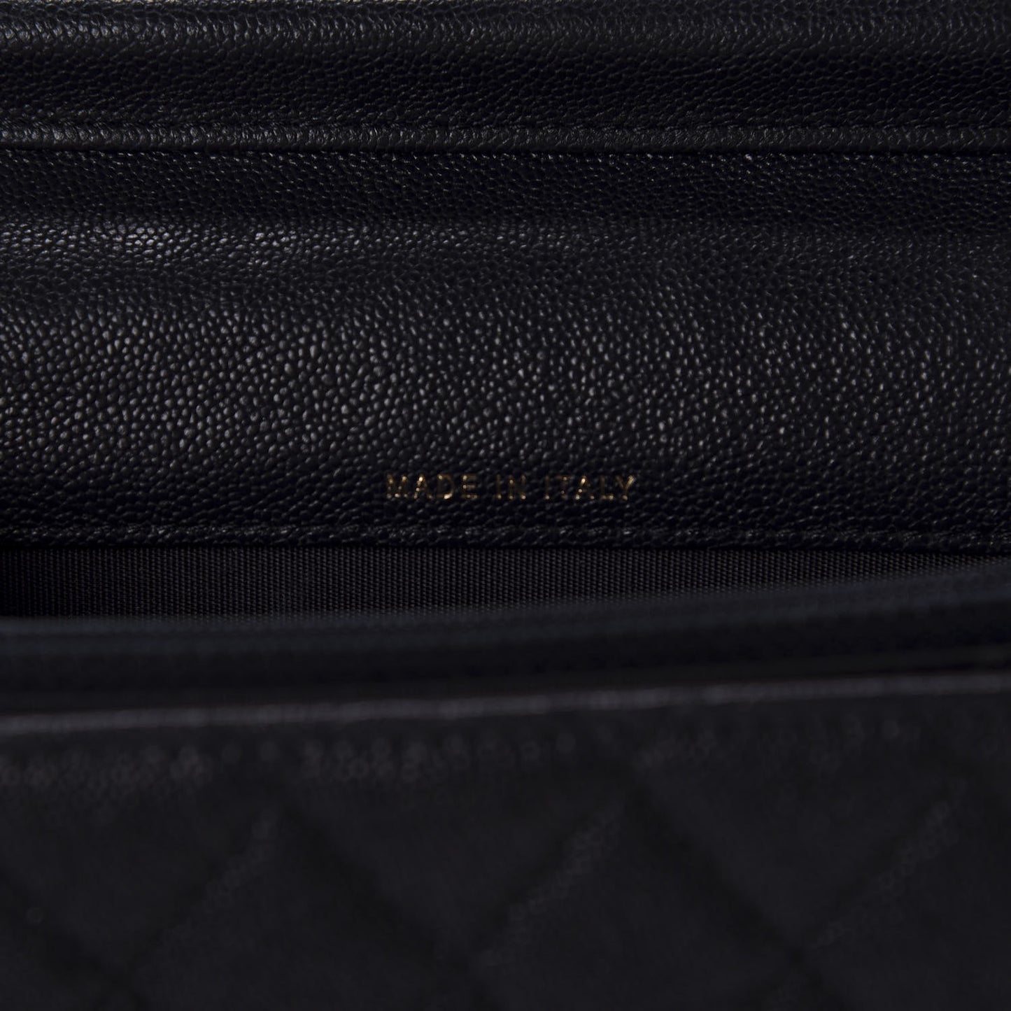 Caviar Quilted Boy Square Wallet On Chain WOC Navy