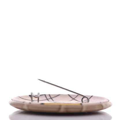 Hermes Matte Alligator Petit H Pin Brooch Poussiere 5 of 6