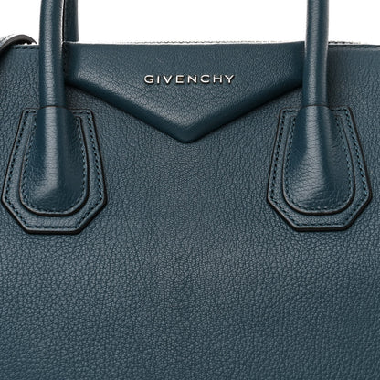Givenchy Sugar Goatskin Medium Antigona Oil Blue 8 of 10
