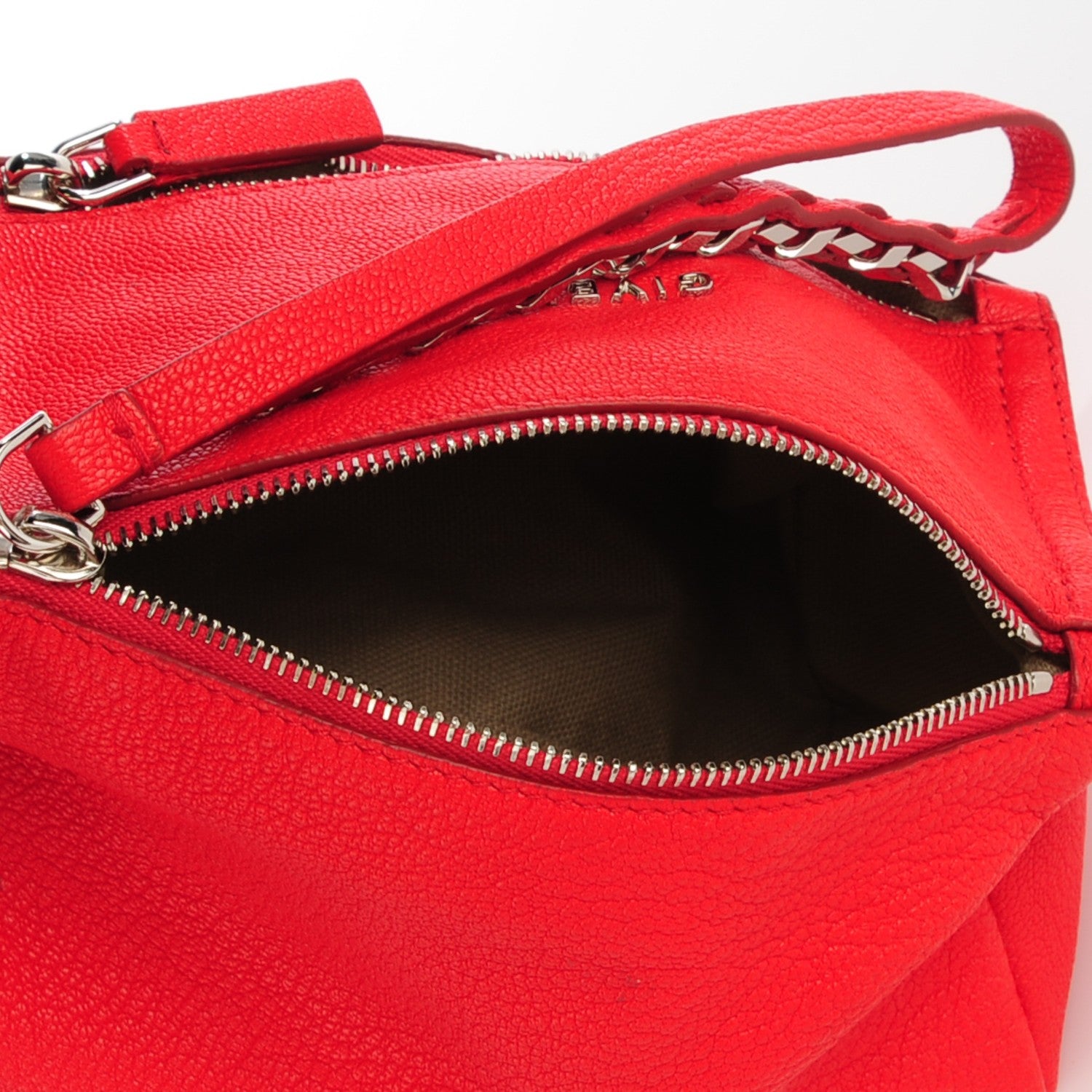 Givenchy Sugar Goatskin Pandora Wristlet Red 5 of 7