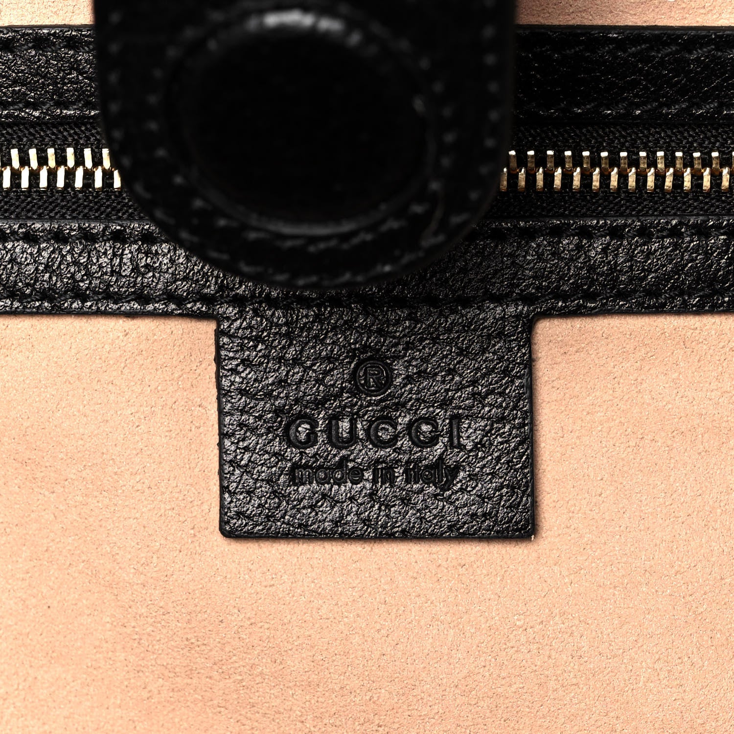 Gucci Textured Calfskin Web Medium Ophidia Shopping Tote Black 6 of 13