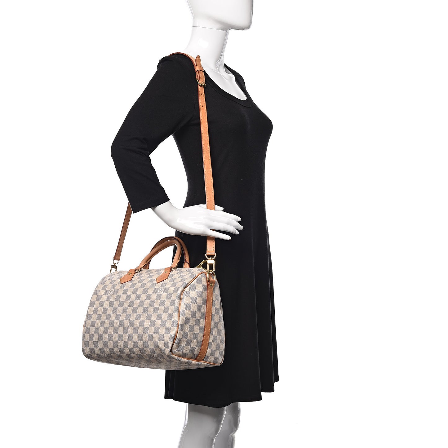 Damier Azur Speedy Bandouliere 30