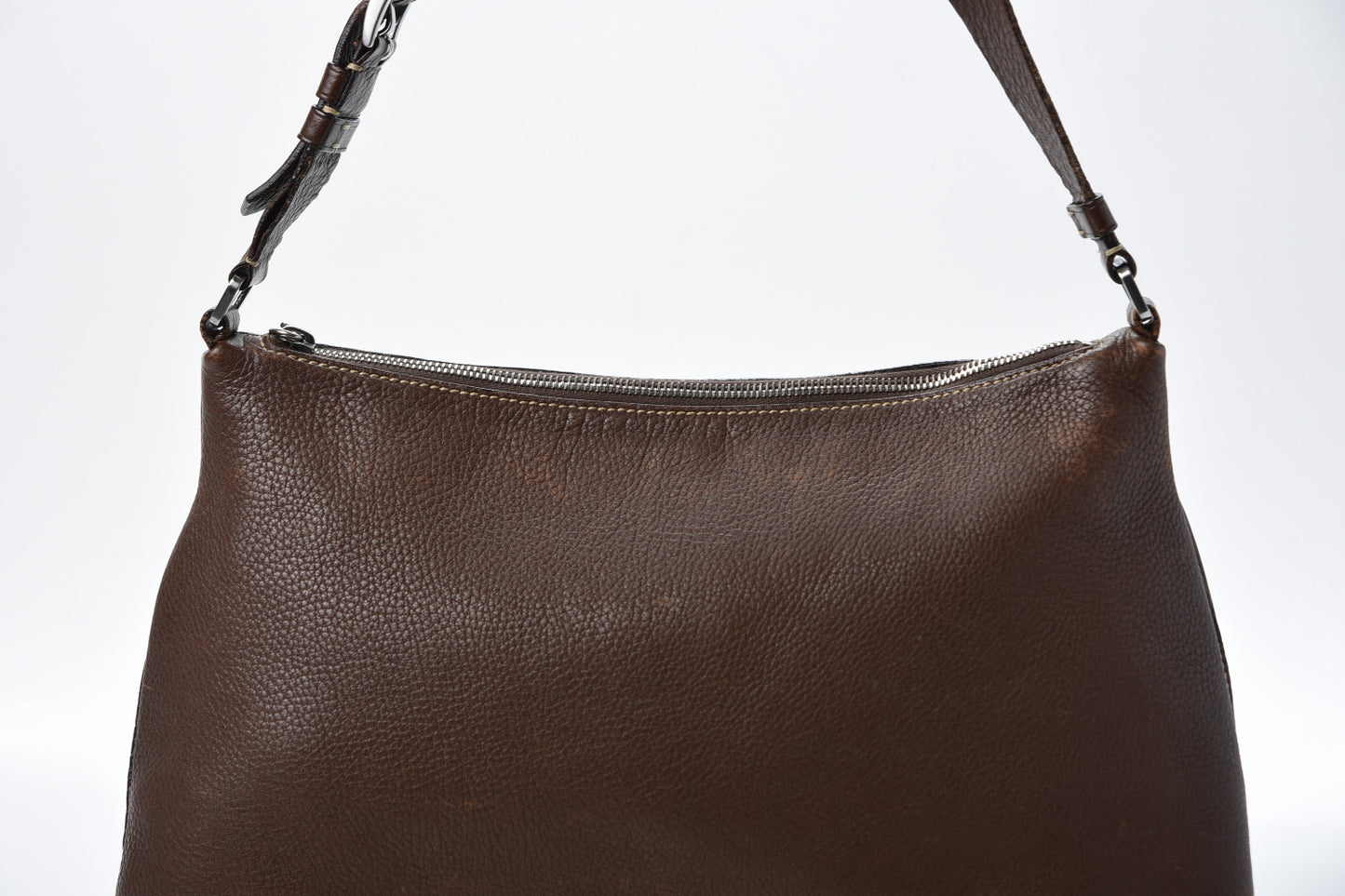 Vitello Daino Shoulder Bag Bruciato