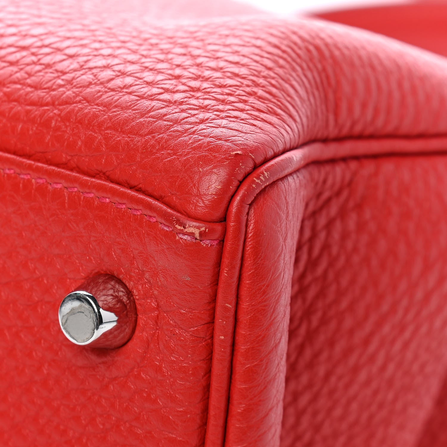 Hermes Taurillon Clemence Kelly Retourne 35 Rouge Casaque 8 of 14