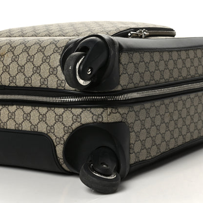 Gucci GG Supreme Monogram Calfskin Carry On Trolley Beige Ebony Black 9 of 9