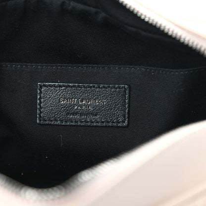 Saint Laurent Calfskin Matelasse Monogram Lou Camera Bag Marble Pink 6 of 10