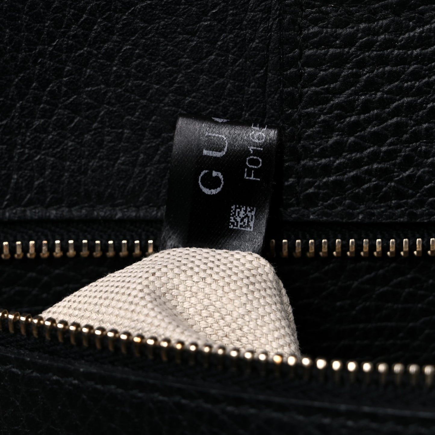 Pebbled Calfskin Small Swing Tote Black