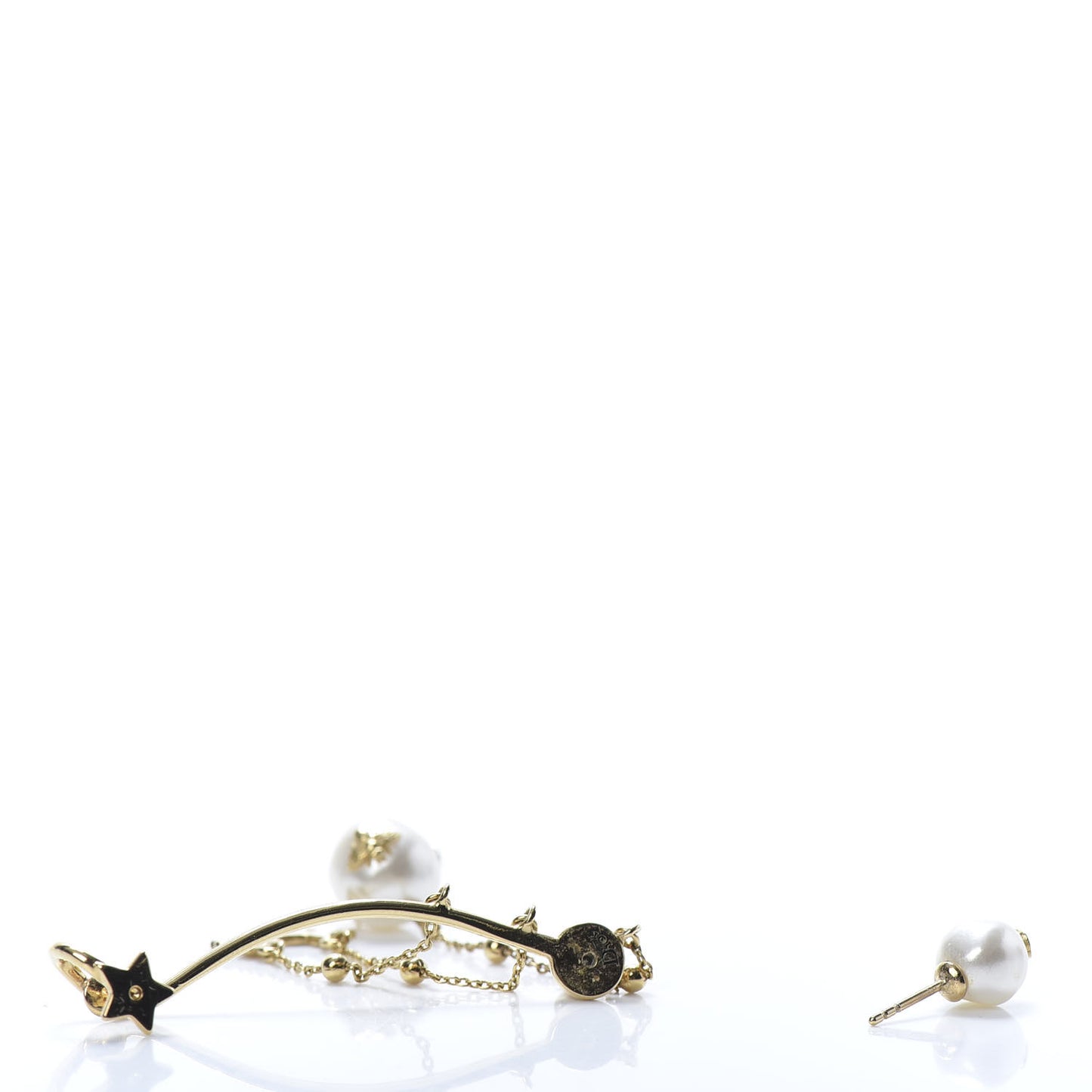 Pearl Shiny-D Earring Gold