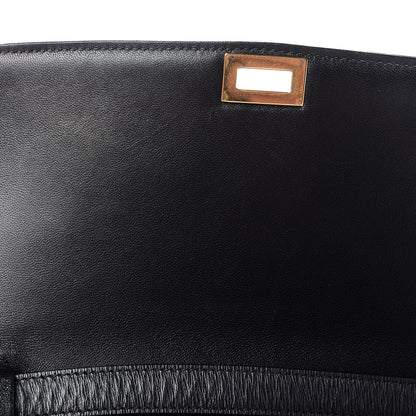 Celine Liege Calfskin Medium Classic Box Flap Bag Black 20 of 22