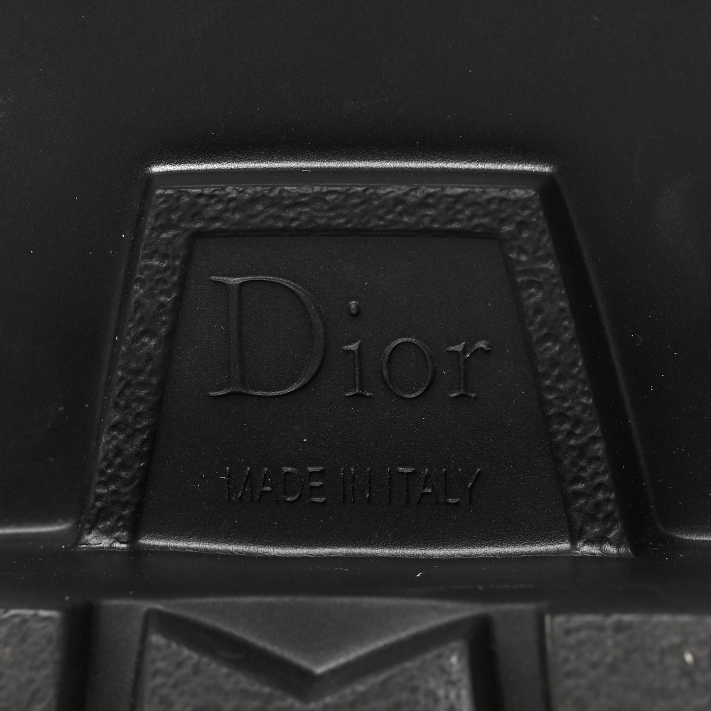 Brushed Calfskin Dior Code Lug Sole Platform 35mm Loafers 36 Black