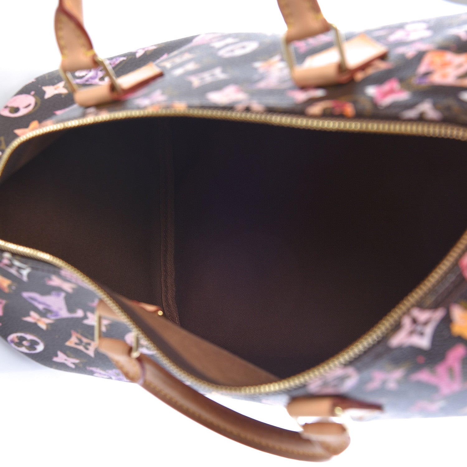 Louis Vuitton Watercolor Aquarelle Speedy 35 Brown 5 of 9