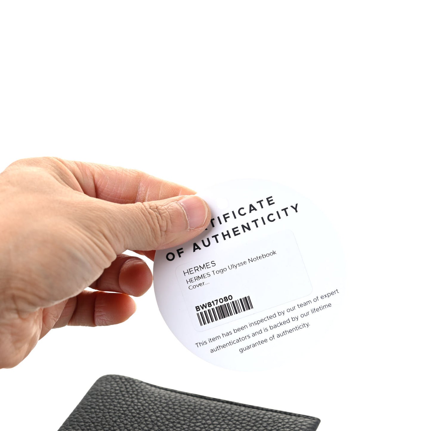 Togo Ulysse PM Notebook Cover Black