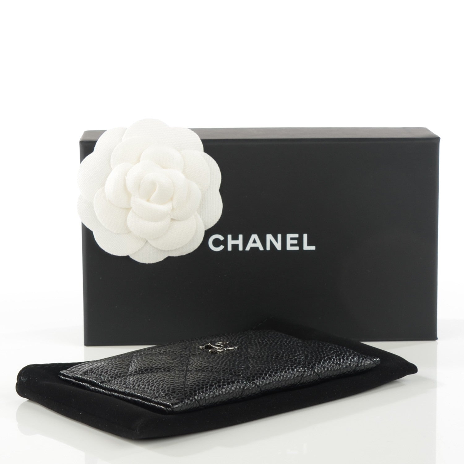 Chanel Caviar Quilted Card Holder Black 4 of 8