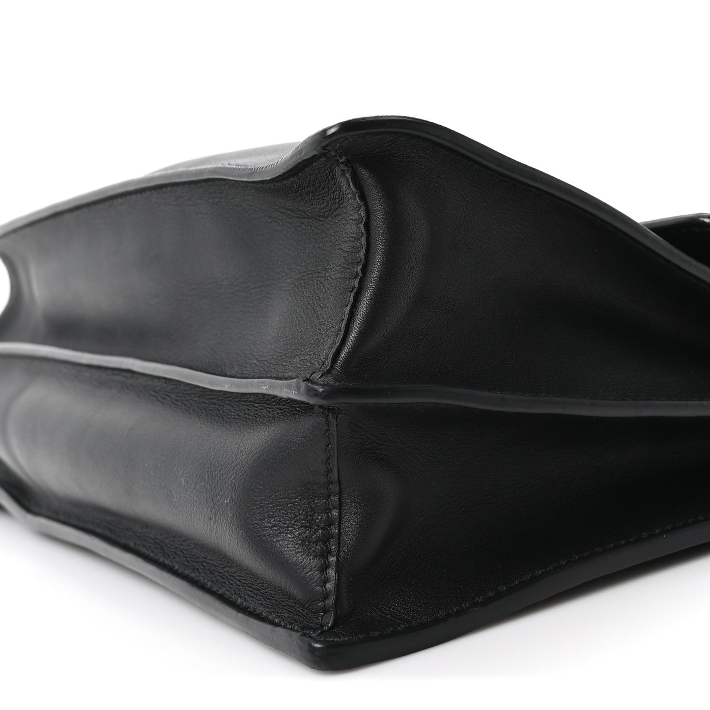 Calfskin Medium Soft Sound Shoulder Bag Black