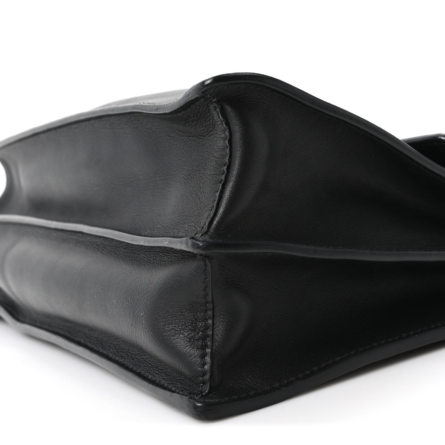 Prada Calfskin Medium Soft Sound Shoulder Bag Black 10 of 10