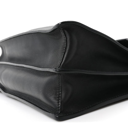 Prada Calfskin Medium Soft Sound Shoulder Bag Black 10 of 10