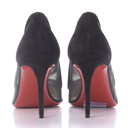 Christian Louboutin Veau Velours Rete Galativi 85 Pumps 38.5 Black 4 of 8