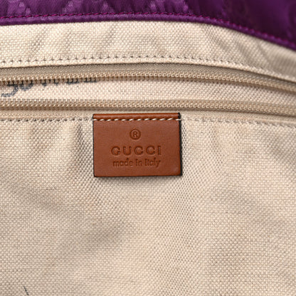 Gucci Nylon Guccissima Medium Tote Purple 6 of 35
