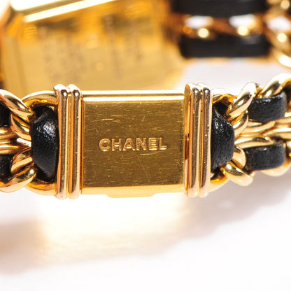 Chanel Stainless Steel Lambskin 20mm Chain Premiere Quartz Watch Gold M 6 of 8