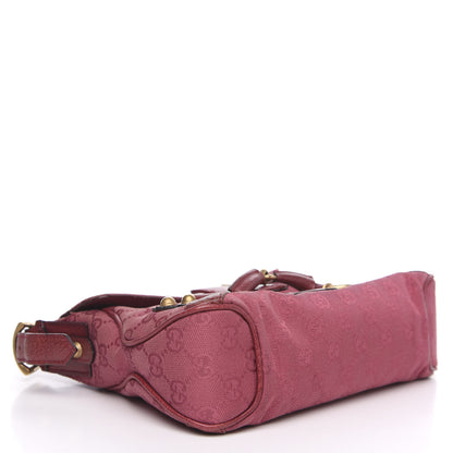 Gucci Monogram Horsebit Chain Flap Bag Fuchsia 3 of 11
