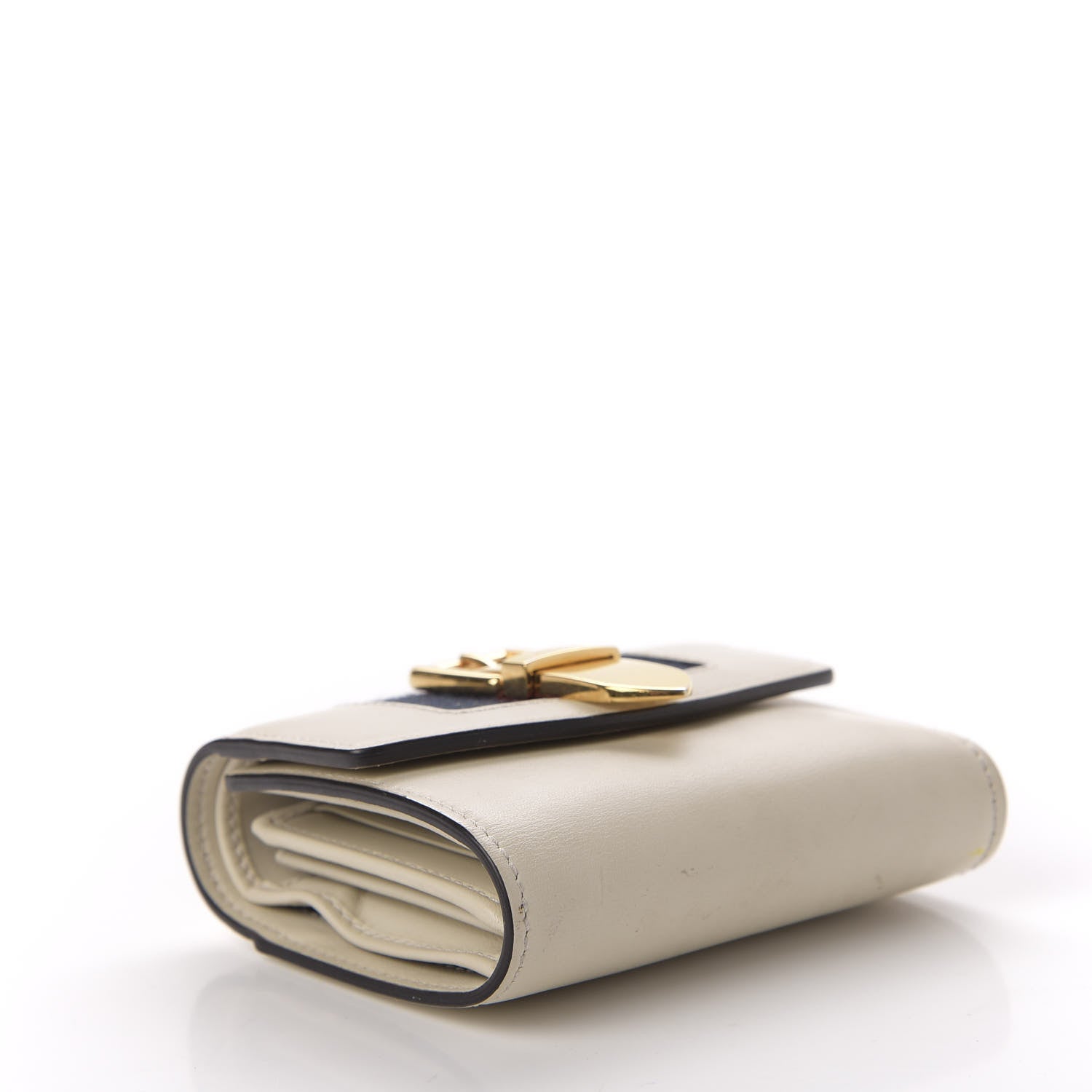 Gucci Calfskin Sylvie Wallet White 5 of 8