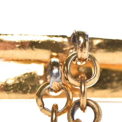 Chanel Metal Heart CC Bangle Bracelets Set of 2 Gold 4 of 4