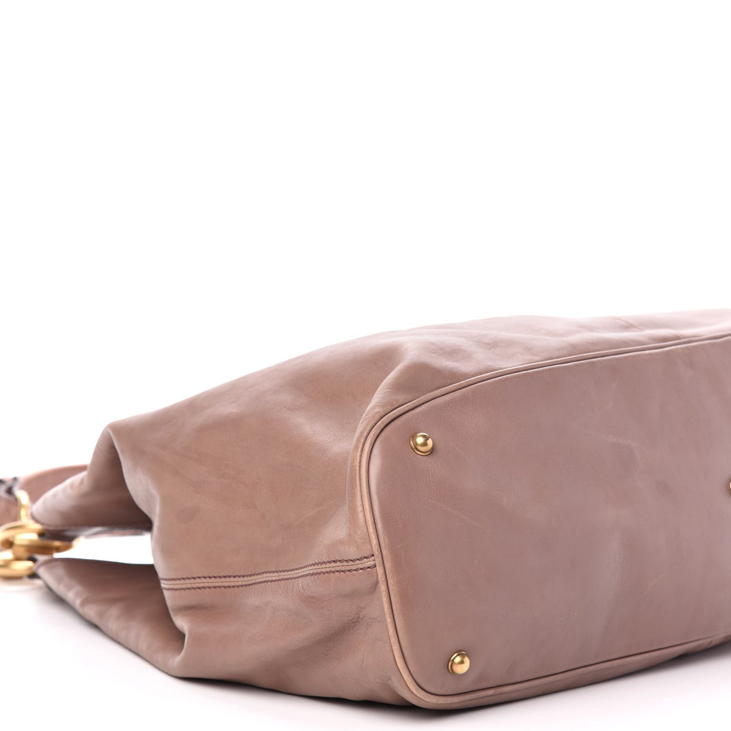 Calfskin Soft Icon Tote Pink Tan